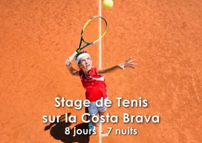 Stage de Tennis sur la Costa Brava - Espagne