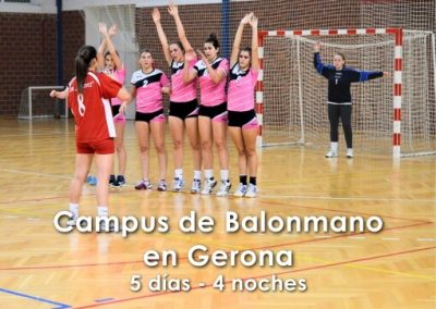 Campus de balonmano en Girona